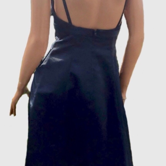 Gather & Gown David Tutura~Navy Blue Fit & Flare Short Formal Bridesmaid 2~NWT - Picture 9 of 9